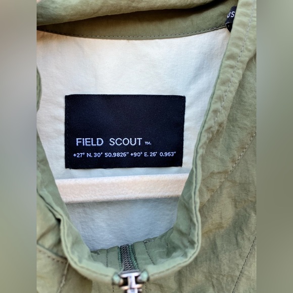 FIELD SCOUT Women’s Unisex Hooded Lined Jacket Green Size XL - Picture 3 of 9